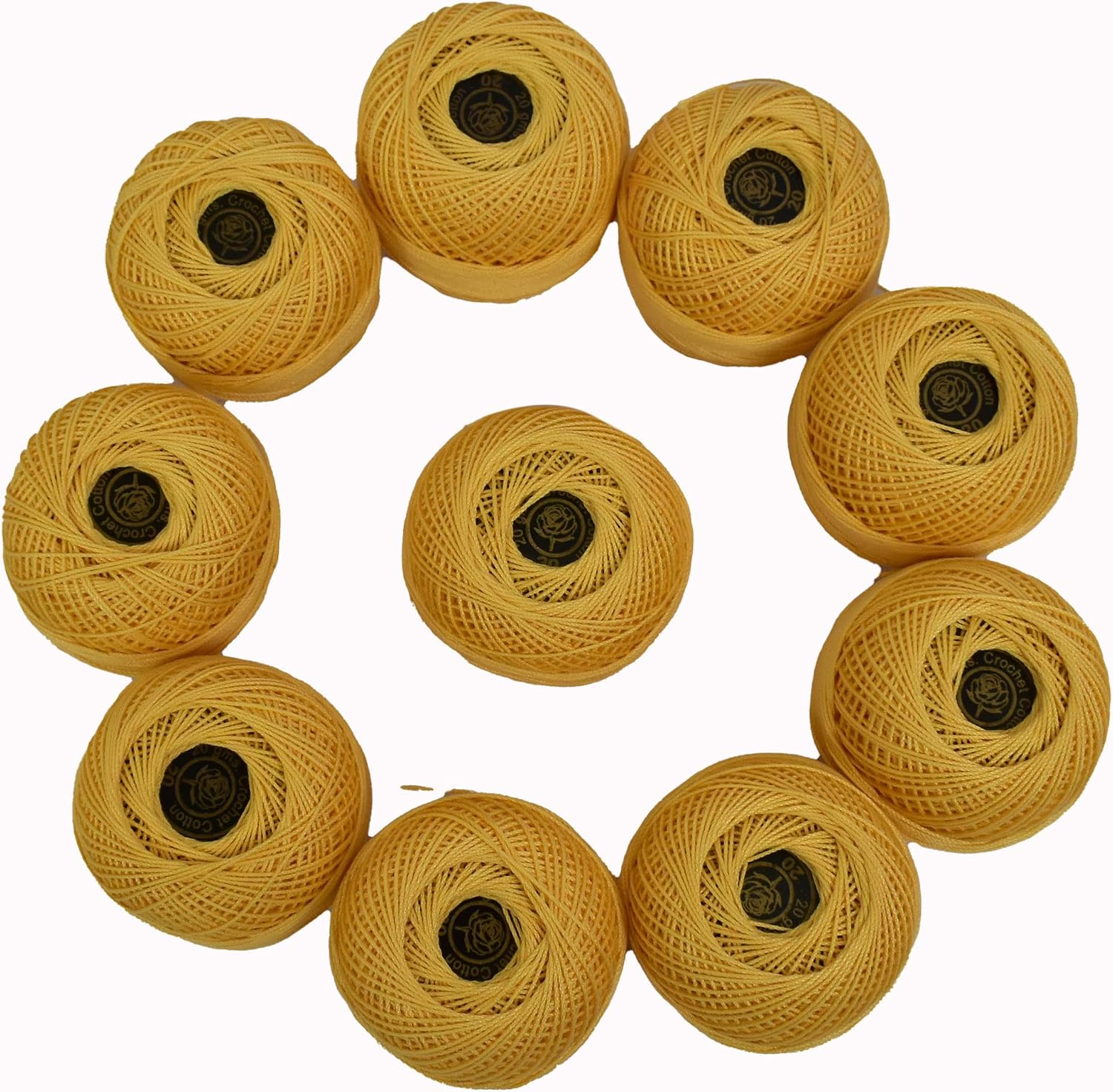Red Rose Crochet Threads Softing Roll Balls Crafting Cross Stitching Embroidery