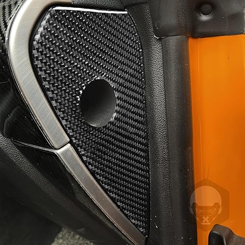 Miniatura 4 de Real Premium - Adhesivo de fibra de carbono compatible con Ford Mustang GT 2015-2023 2016 2017 2018 2019 2020 2021 2022 para salpicadero de