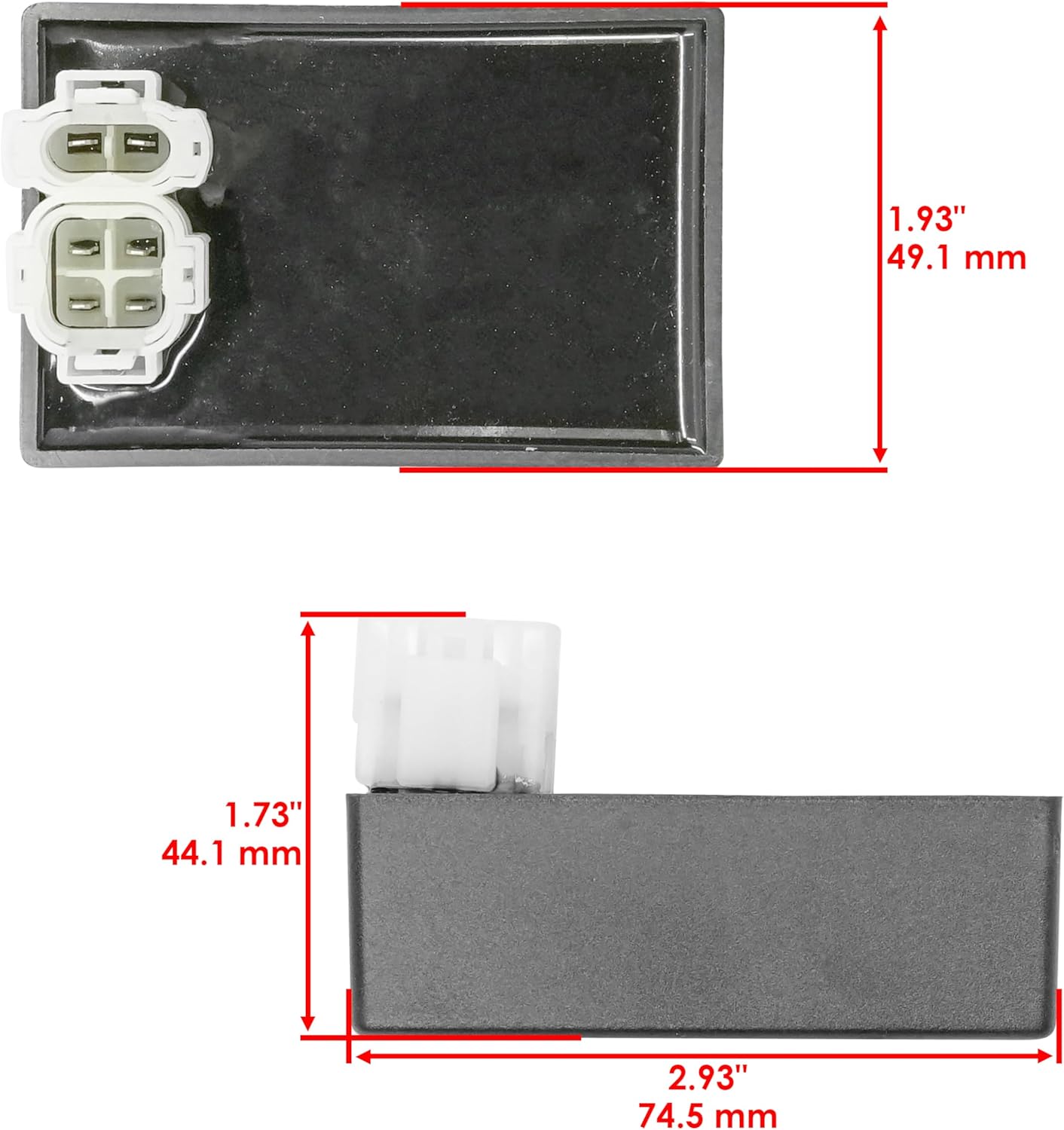 Caltric 32100-HM8-B50 Wiring Harness Kit Compatible with Honda Recon 250 TRX250TE 2x4 ES 2007-2021