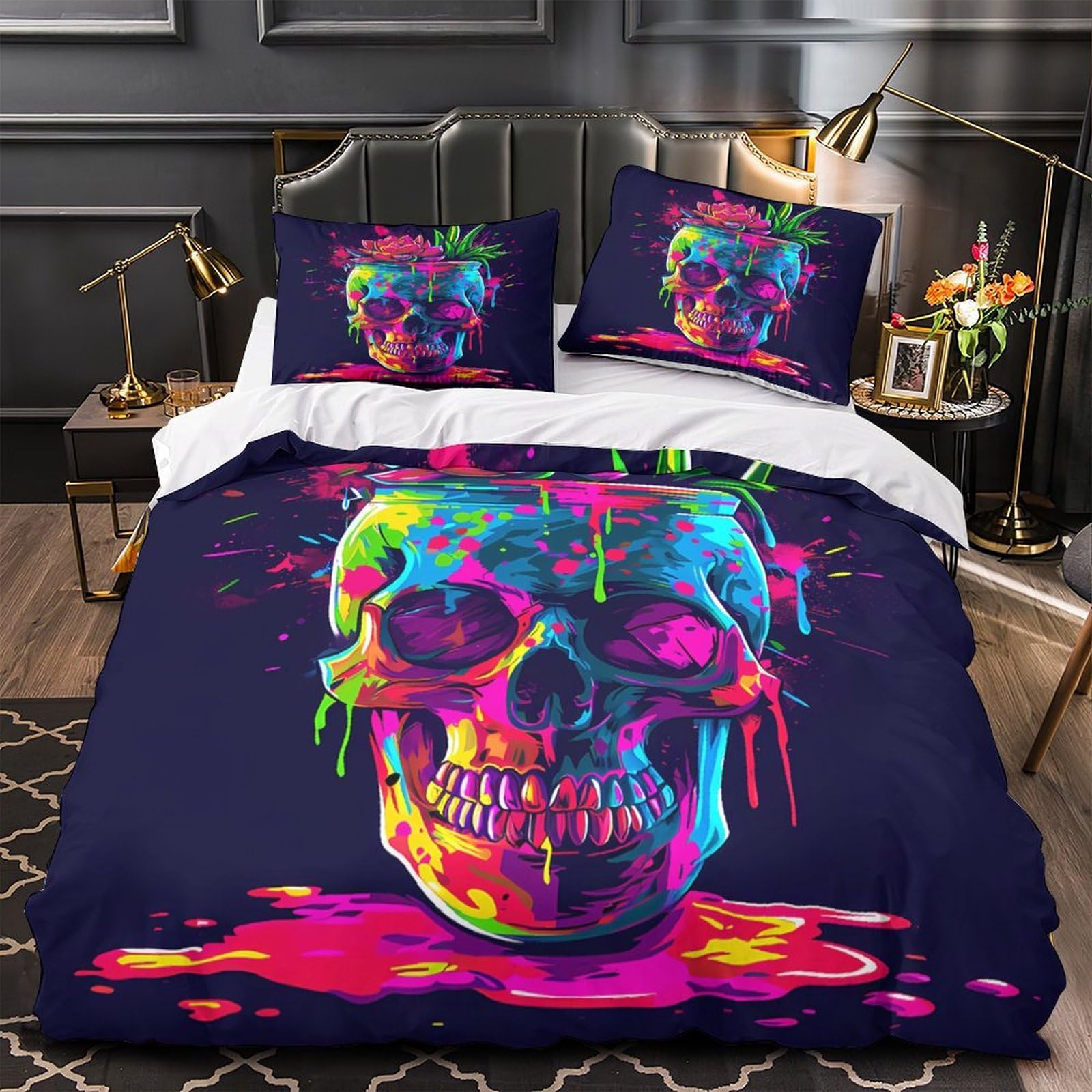 Neon pop linge de lit super douce à effet 3D pour transformer l'ambiance de votre chambre king
