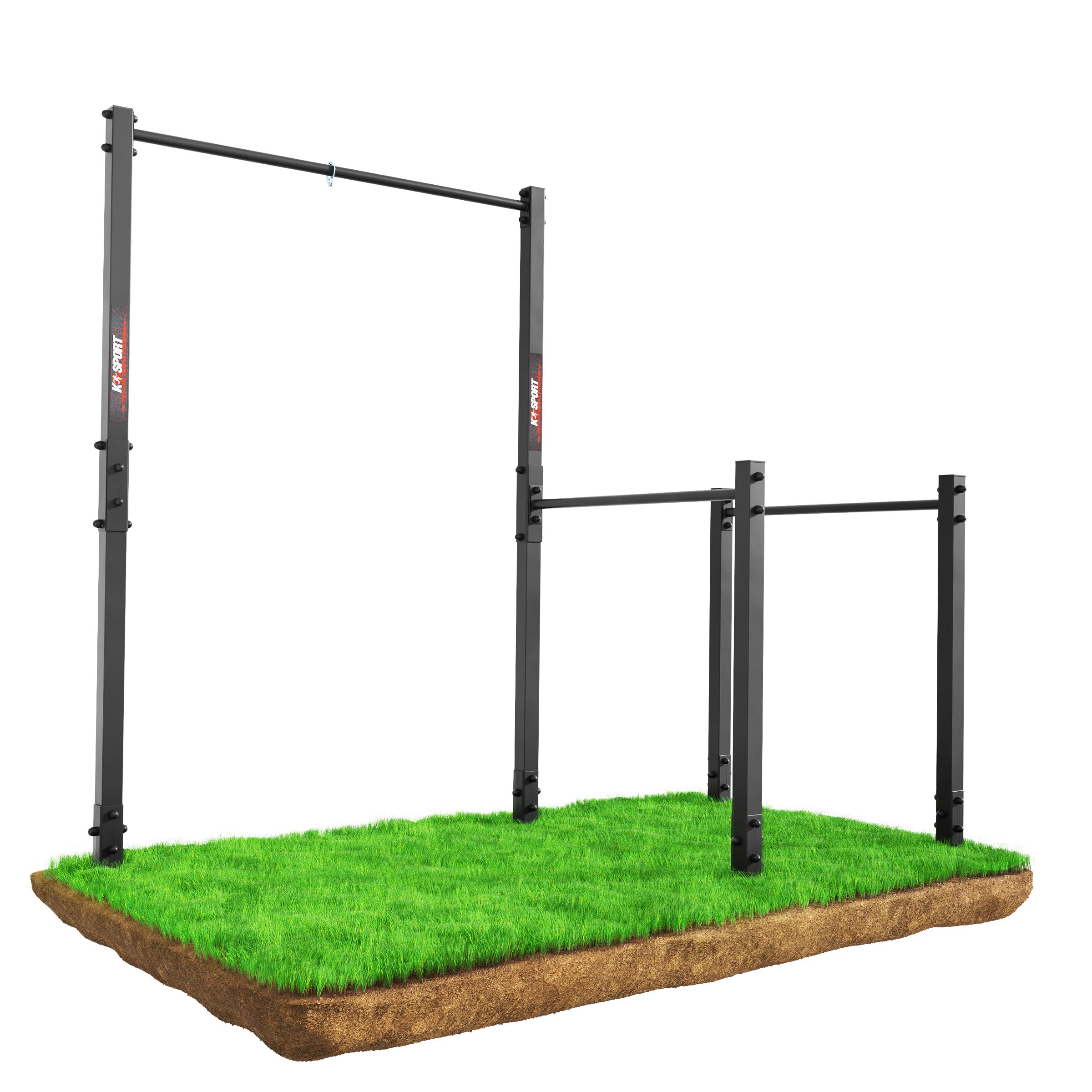 K-Sport Outdoor-Klimmzugstange + Dip-Station (Power Tower)