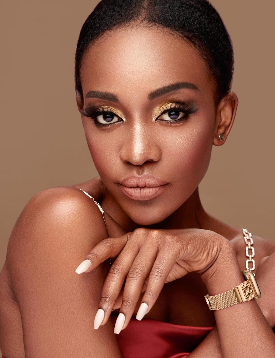 Stainless Steel Magnetic Loop Compatible with Apple Watch Band 41/40/38/49/46/45/44/42mm Women Metal Mesh Celtic Knot Dressy Strap for iWatch SE Series 10/9/8/7/6/5/4/3/2/1/Ultra(1/2) - Image 6