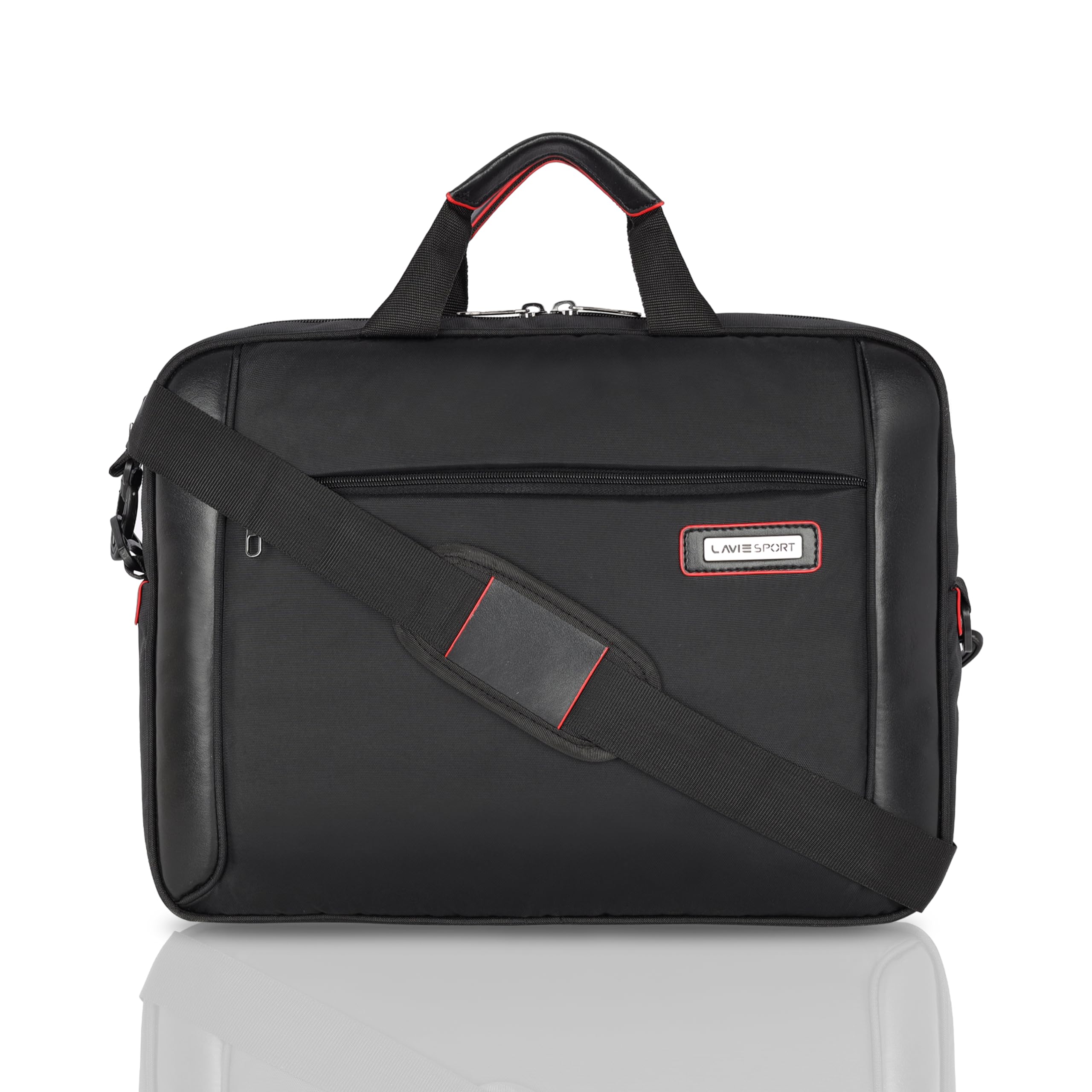 40.5cm Business Pro Laptop Briefcase Bag | Laptop Messenger Bag with Sturdy Handle | Detachable Shoulder Strap | Compatible with Upto 15" MacBook & Laptops
