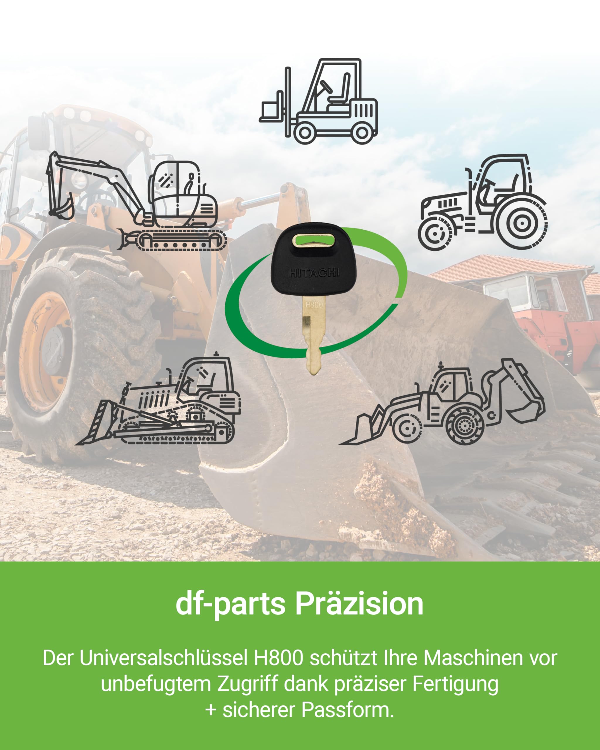 Chiave Universale Per Escavatore Hachi H800 60 70 120 - Foto 2