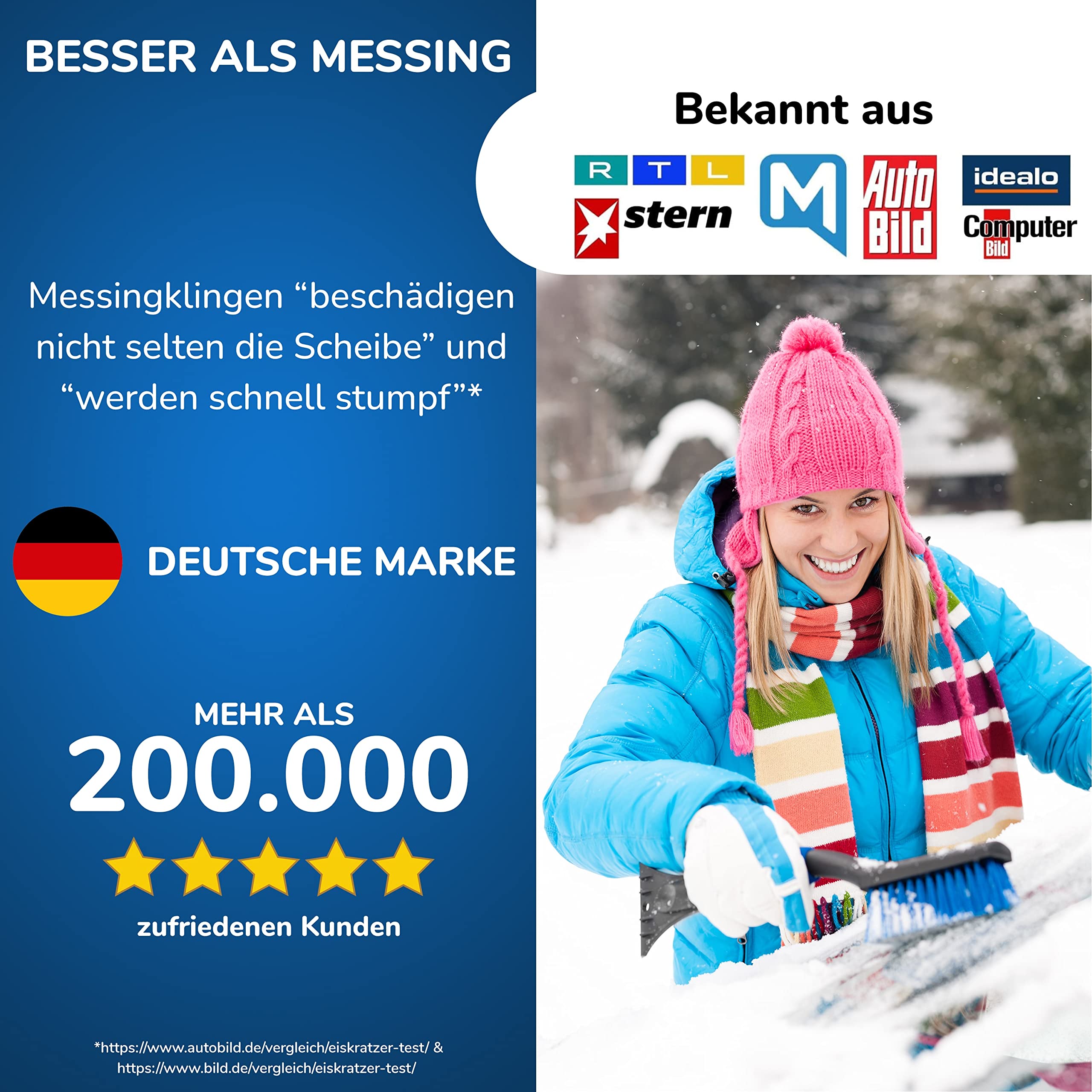 WERKTAL - IJskrabber [MAX] auto met bezem - effectieve auto-ijskrabber [ telescoop] - Ultra sneeuwborstel auto - innovatieve ruitschraper auto met ijsbrekerfunctie - stabiele sneeuwschraper V2