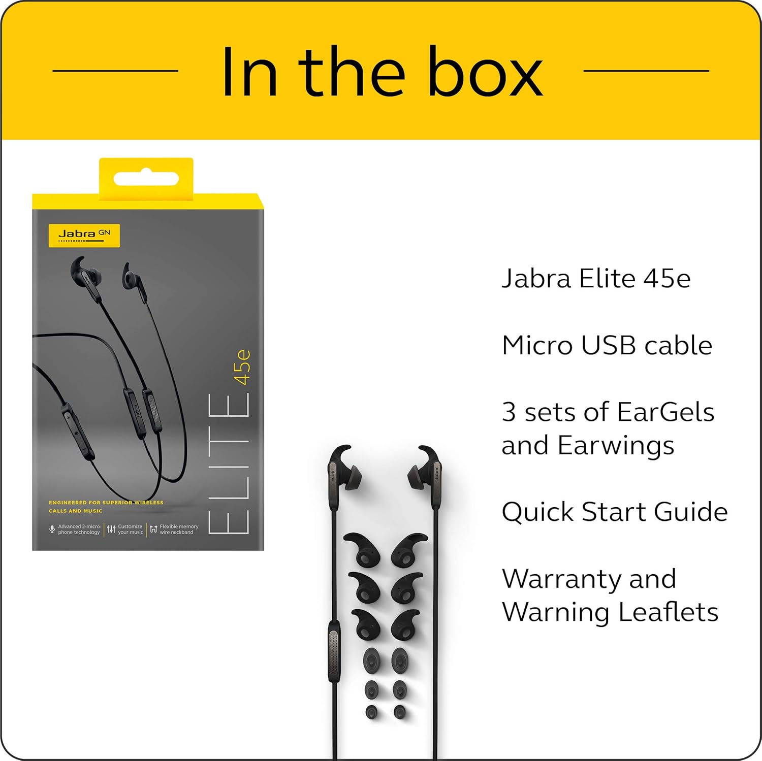 Jabra Elite 45e Wireless Earbuds Copper Black Monaco Ubuy