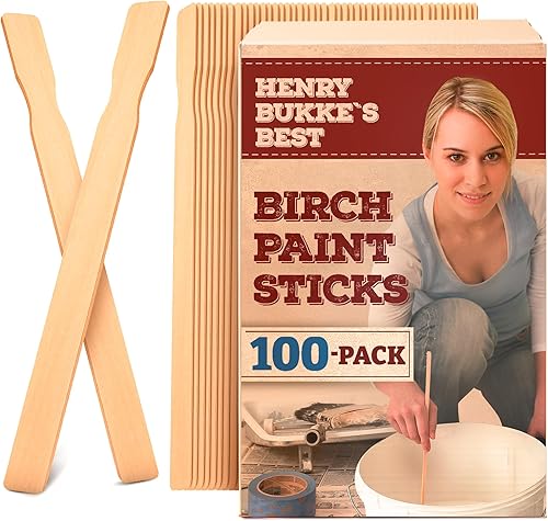 Miniatura 9 de Palitos para remover pintura (10 cajas de 100) de 12 pulgadas a granel Clean USA Birch Henry Bukkes Best
