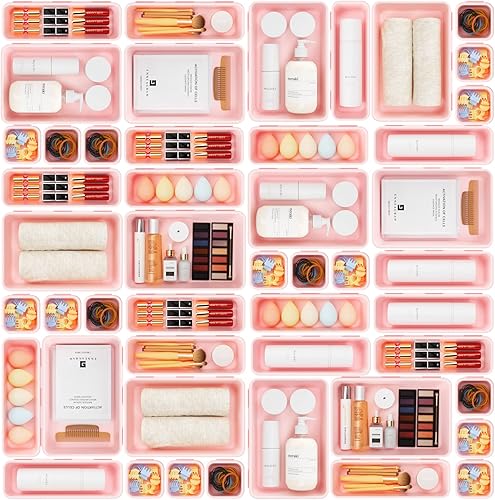 Miniatura 10 de A-LUGEI - Bandejas organizadoras y divisoras para tu caja de herramientas, cajón del escritorio, banco de trabajo, gabinete con ruedas y organizar