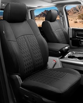 RIDEPOSH Seat Covers for 2012-2018 Dodge Ram 1500/2500/3500 Crew Cab