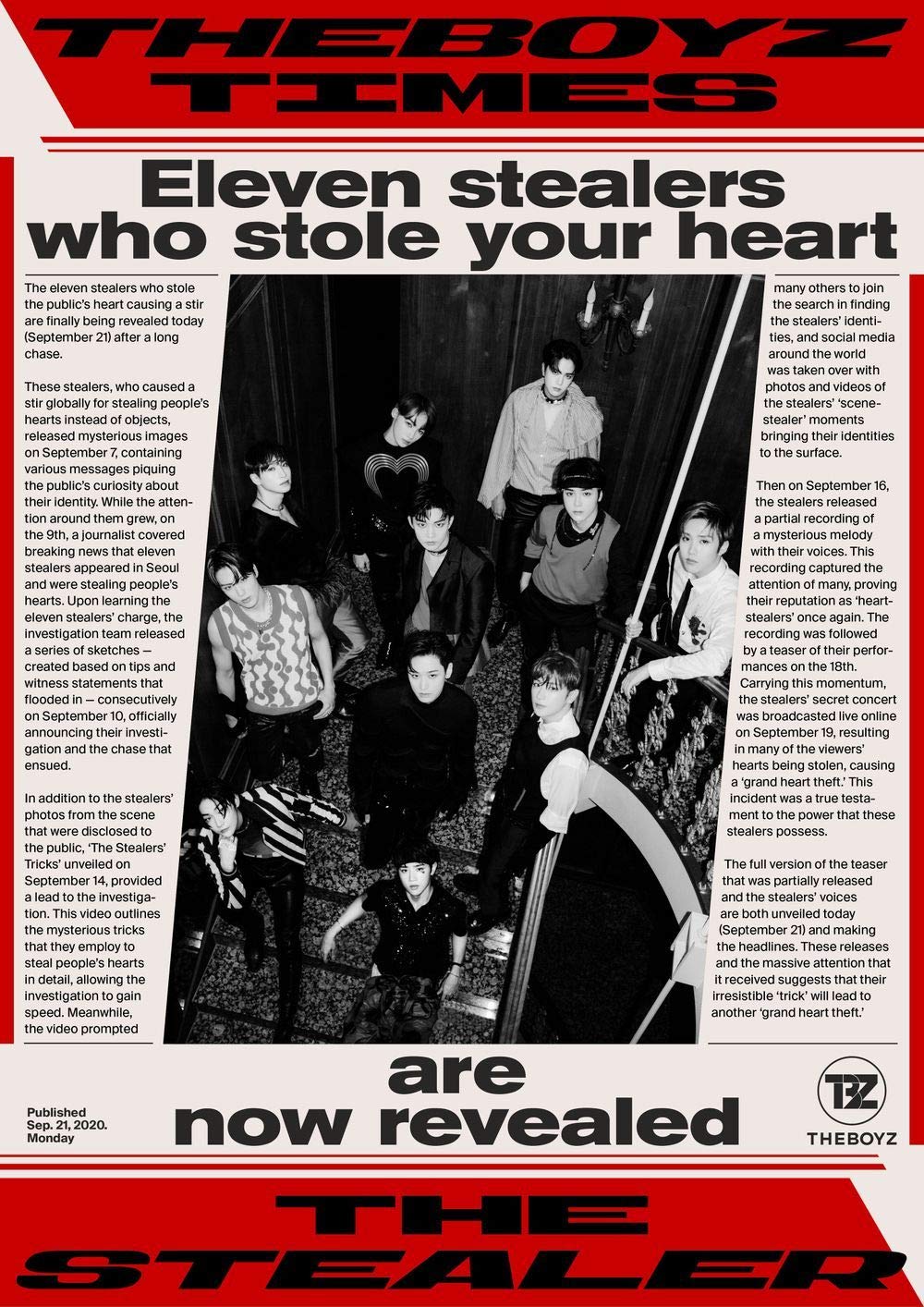 The Boyz Chase 5th Mini Album Chase Version CD+1p Poster+84p PhotoBook+1p Lenticular PhotoCard+1p Ticket PhotoCard+1p Post+2p PhotoCard+Message PhotoCard SET+Tracking Kpop Sealed