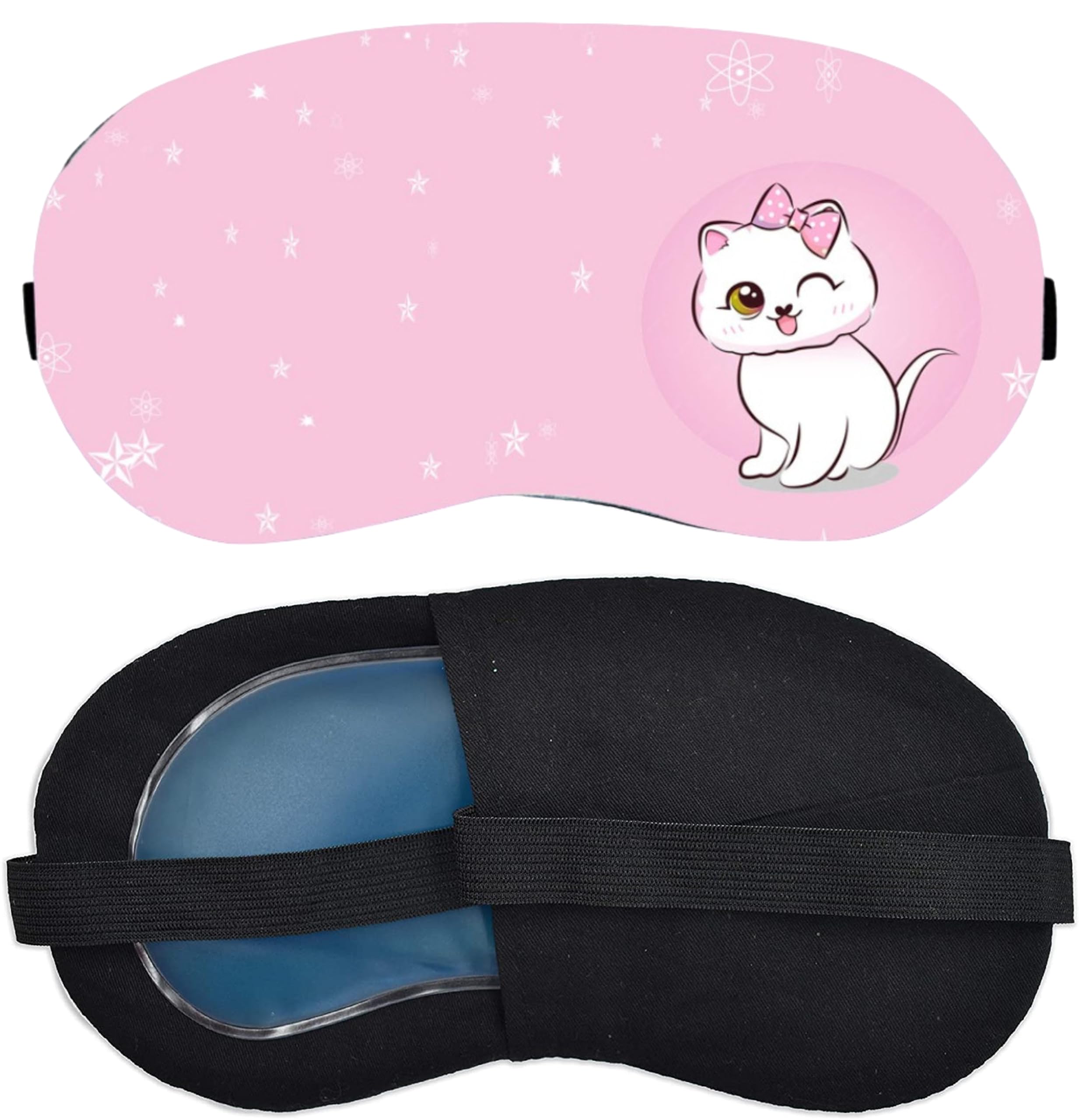 SONEEV MART Luxurious Gel Eye Mask for Soothing Relaxation and Stress Relief Reusable and Cold Therapy Ideal for Puffy Eyes, Dark Circles Headache Relief-image-6