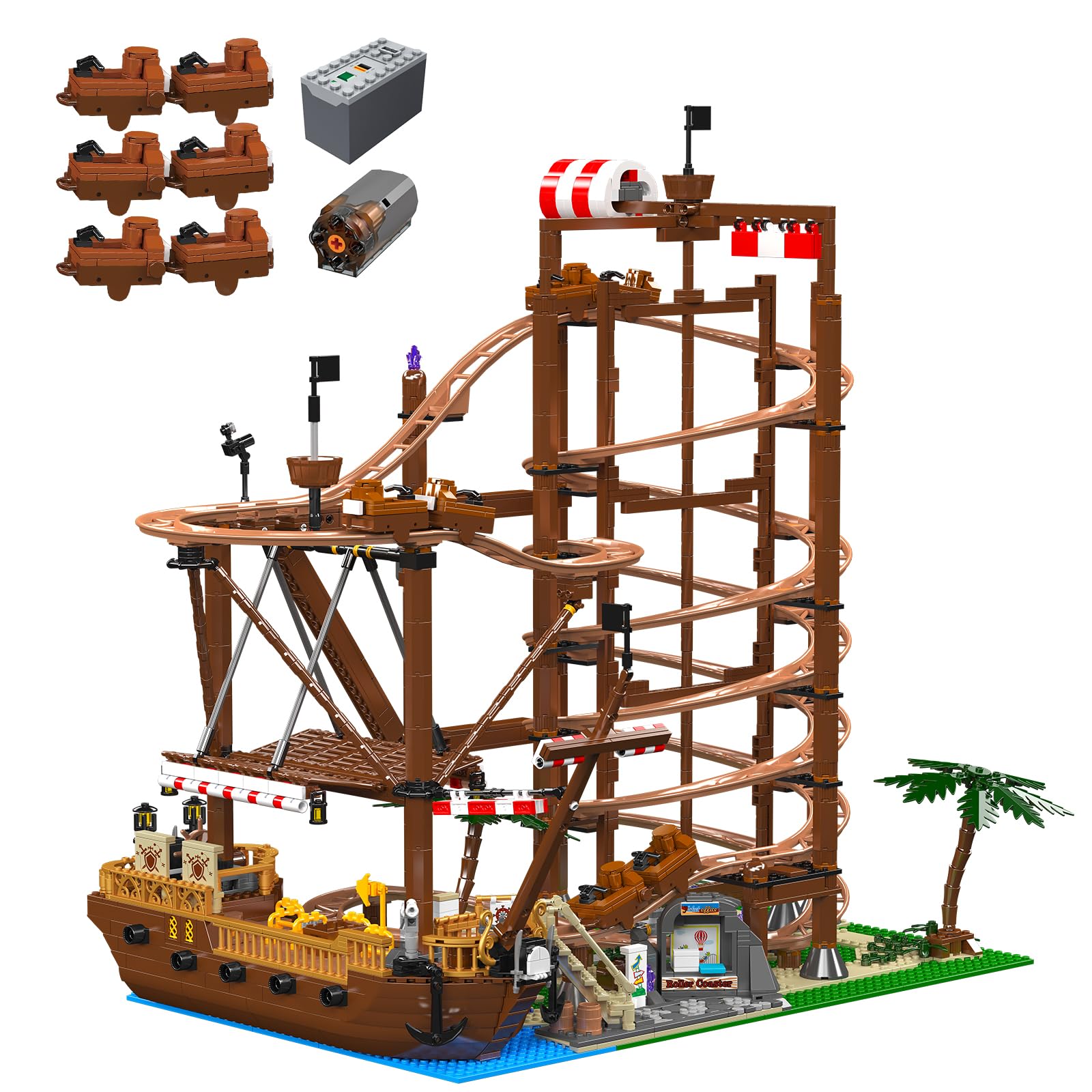 UROINT Roller Coaster Building Set Track Model Kit for Teens Boys Son, Grandson, Nephew, Building Lovers. Kids Jigsaw Puzzle, Christmas Birthday Gift