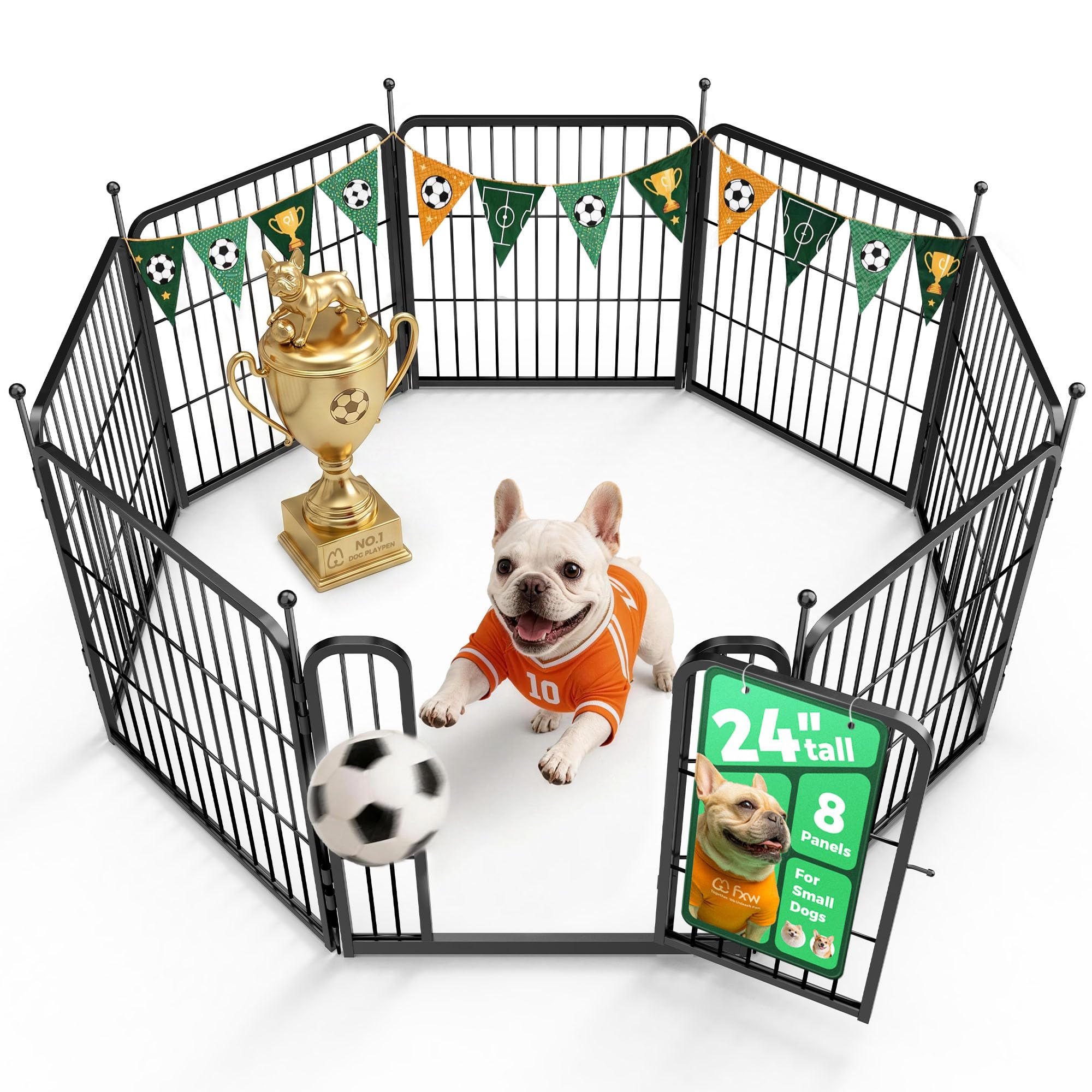 FXW Rollick Unleashed Dog Playpen - crates houses and pens | Mubboo