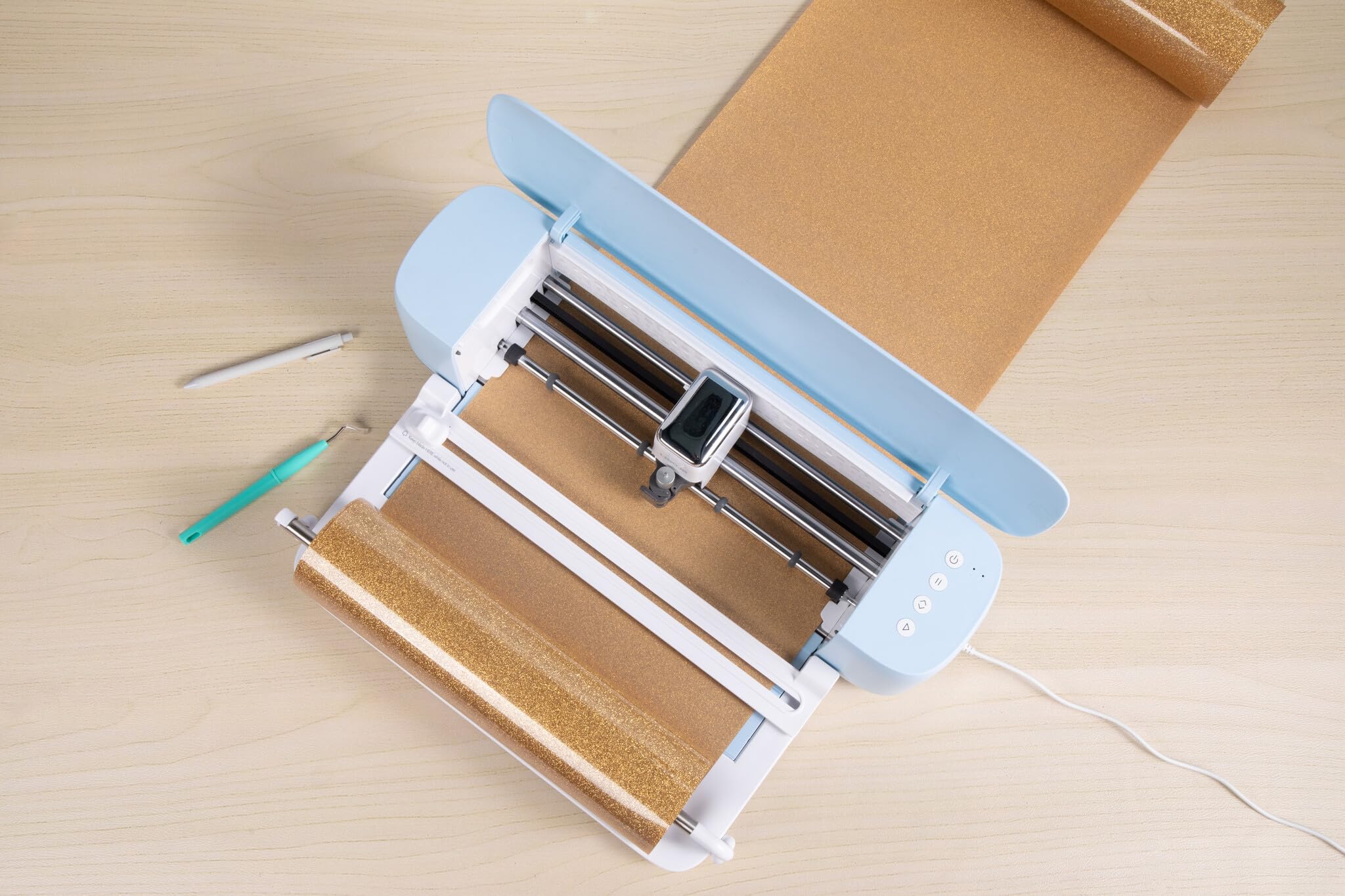 LOKLiK iCraft Rollenhalter-Kit für großformatiges, mattfreies Vinylschneiden – Erstellen Sie mühelos überdimensionale Wandkunst, Aufkleber, Banner und Schaufensterbeschilderungen