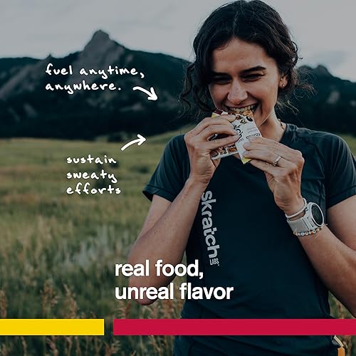 Miniatura 5 de SKRATCH LABS Anytime Energy Bar frambuesas y limones paquete de 12 porciones baja en azúcar sin gluten vegano Kosher sin lácteos