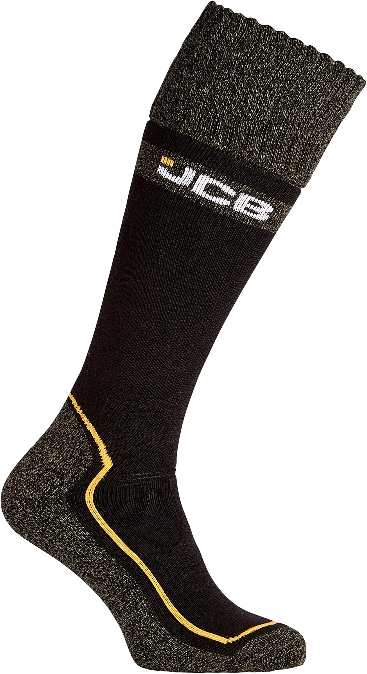 Pro Tech Welly Men's Socks - Winter Warm Thick Long Socks for Wellies -Reinforced Heel & Toe - Extra Comfortable Aerobic Cuff