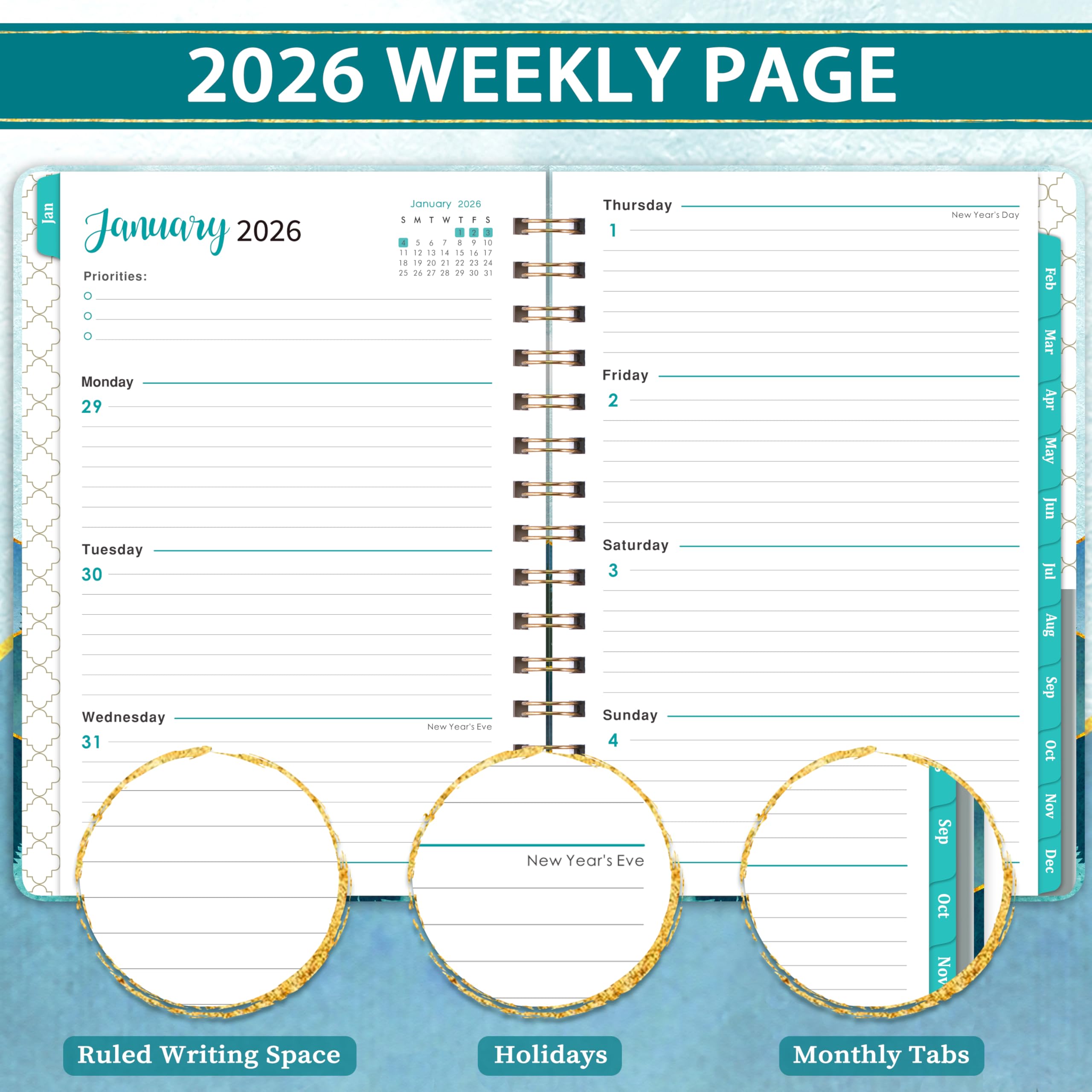 2026 Planner Planner 2026, 6.3