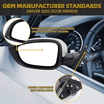 Amazon.com: Dasbecan Left Driver Side Door Mirror Compatible with