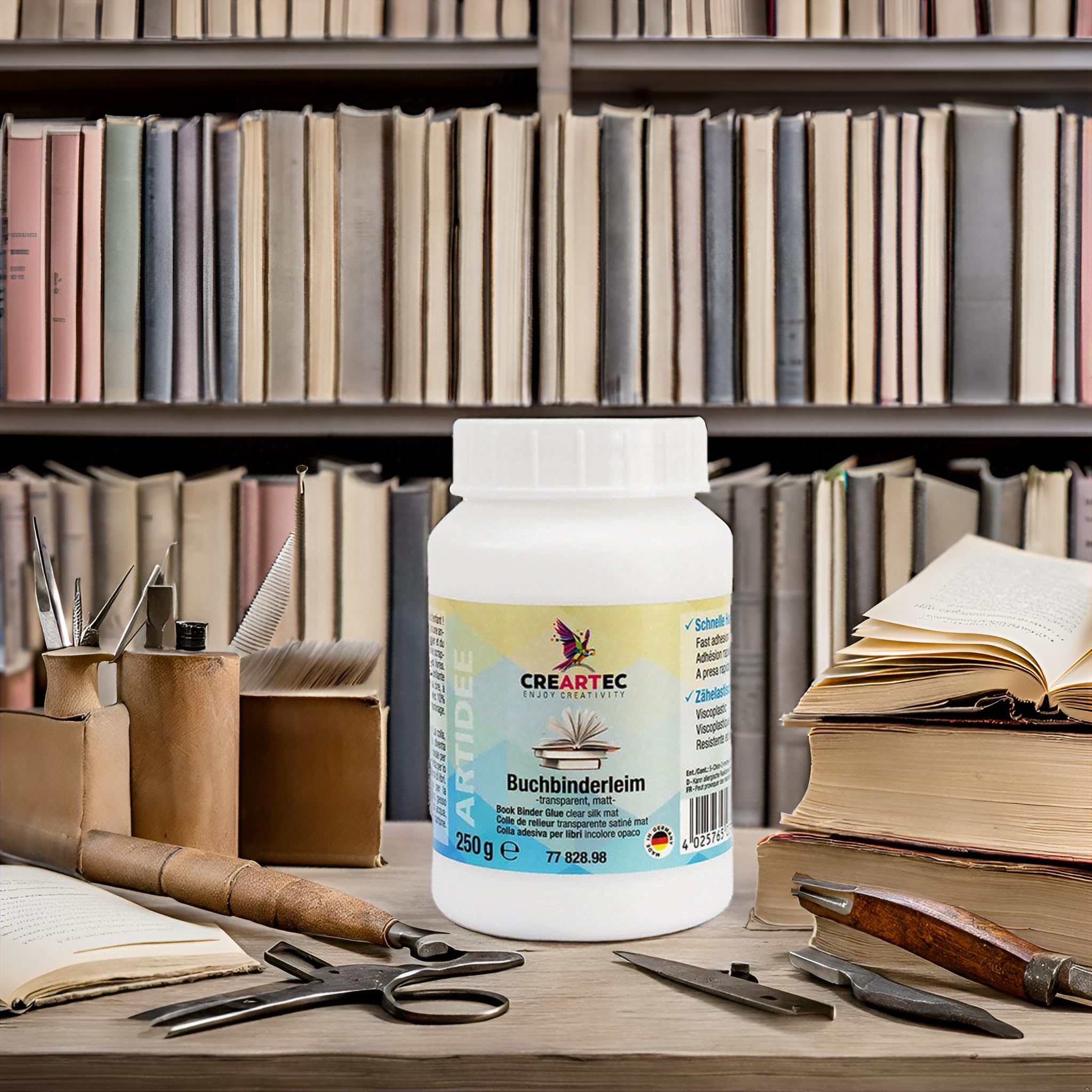 CREARTEC - Pegamento para encuadernación (255 g, mate)