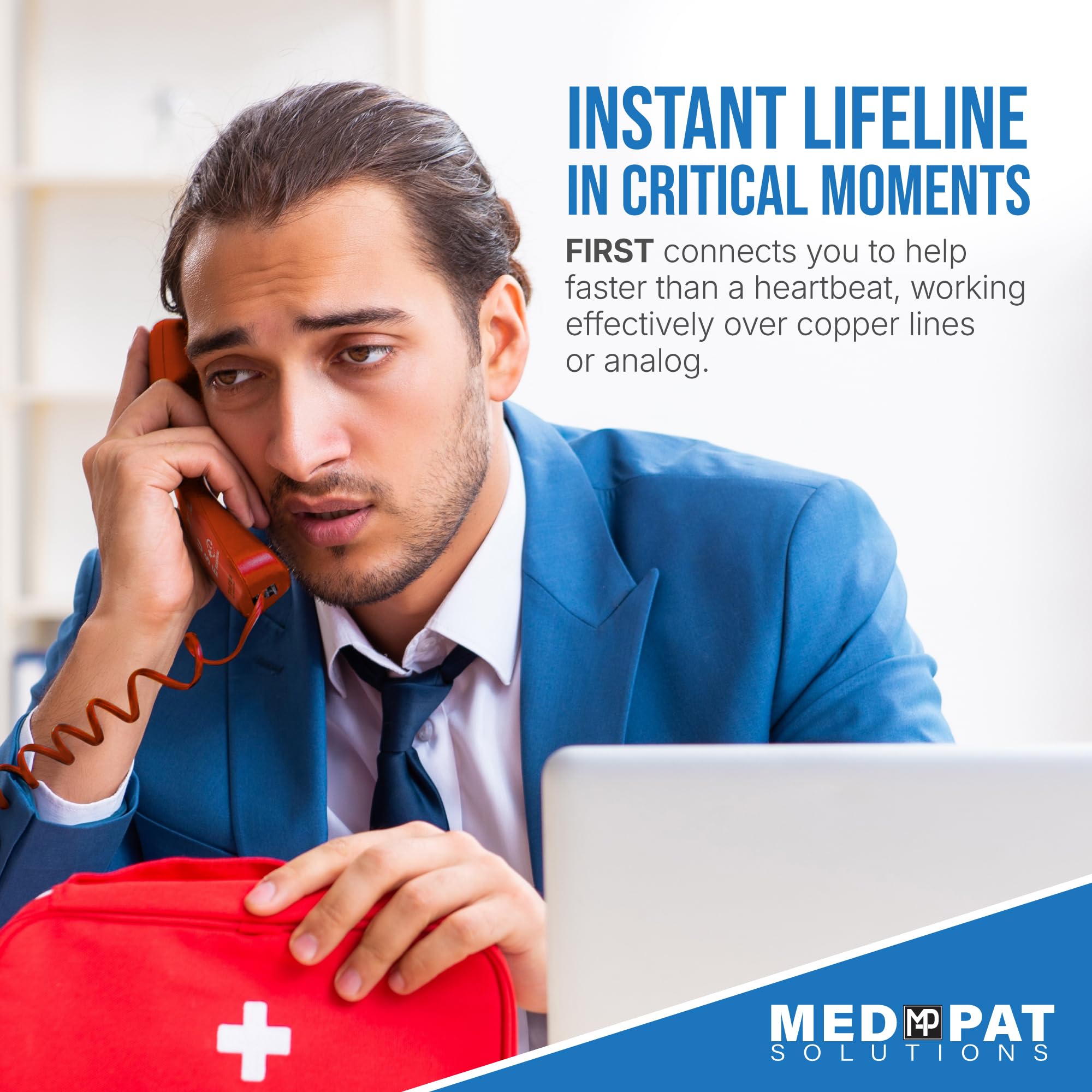 Med-Pat First by TAFEA Emergency One-Touch Dialer - Enhanced Microphone — Amazon image 3