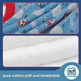 MooMoo Baby Training Underwear for Boys and Girls Absorbent Toddler Training Pants Cotton Washable and Reusable 9 Year 8 Packs