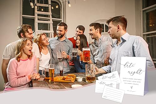 Miniatura 10 de Juego de despedida de soltera Guess How Many Kisses, juego minimalista de despedida de soltera, juegos de despedida de soltera, 1 letrero y juego de