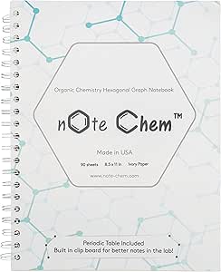 Hexagonal Graph Paper: Organic Chemistry Notebook