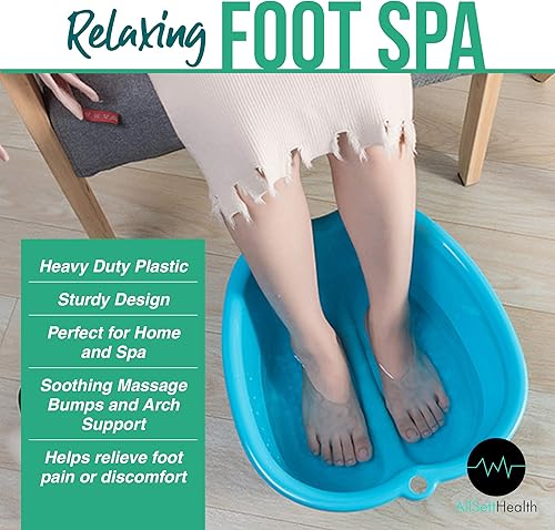 Miniatura 4 de Lavabo de baño para remojar los pies, tamaño grande para remojar los pies, bañera de pedicura y masajeador para tratamiento de spa en casa, callo,