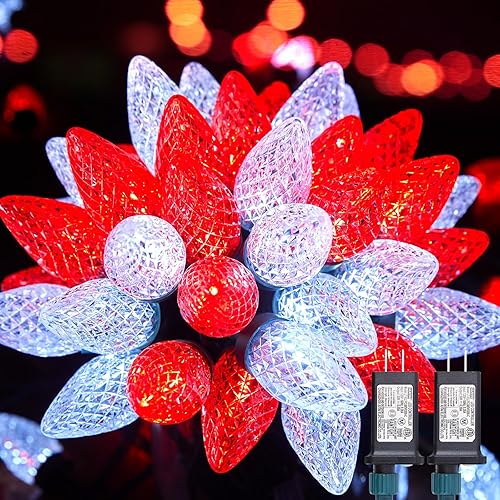 Miniatura 12 de Brightown Paquete de 2 Luces de Navidad C9 - Total 162 Pies 200 Luces de Cadena LED con Temporizador y 8 Modos, Luces de Hadas de Alambre Verde