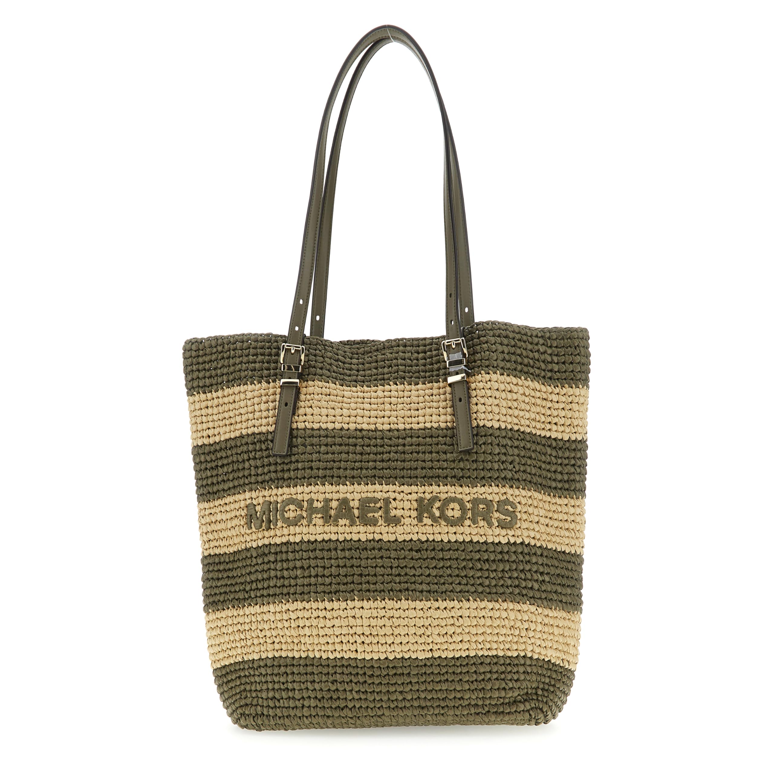 Michael Kors LG NS Tote, torebka damska, pojedyncza, Safari Green, Taglia unica