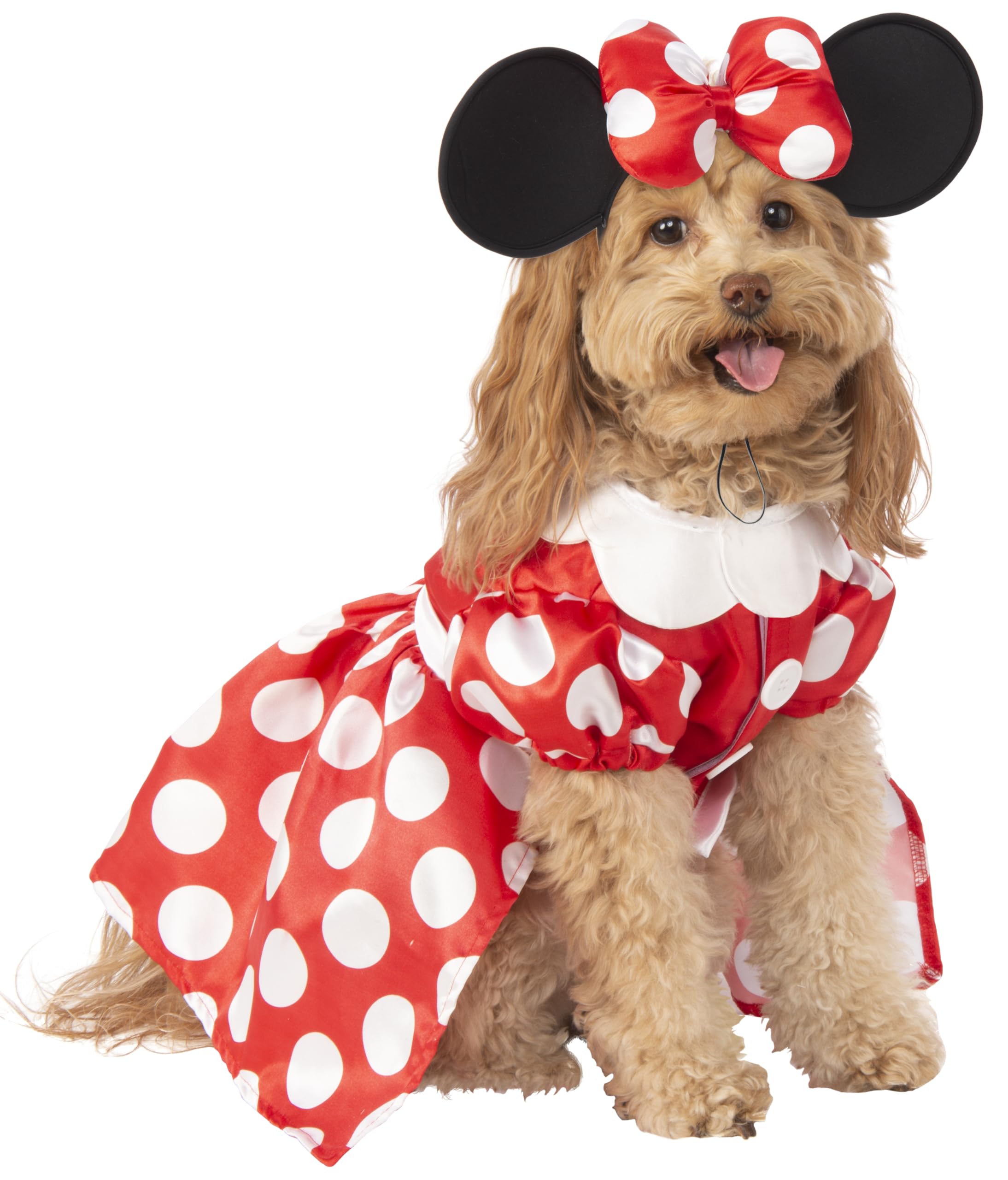 Disney: Minnie Mouse Pet Costume for For Dogs or Cats by Rubies, XL