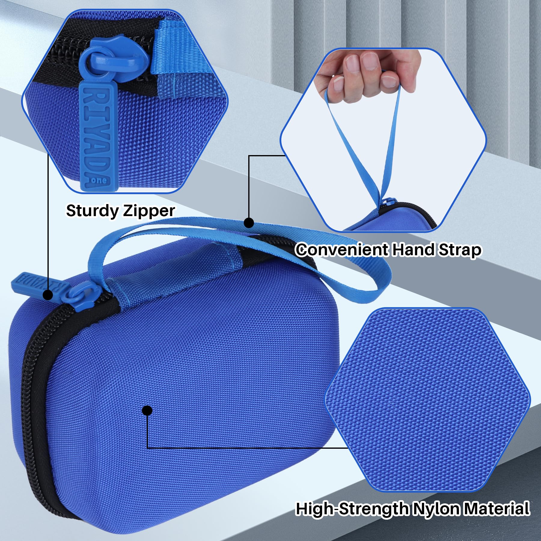 Étui de Protection pour Kodak Pixpro WPZ2 Caméra Digitale Bleu Noir