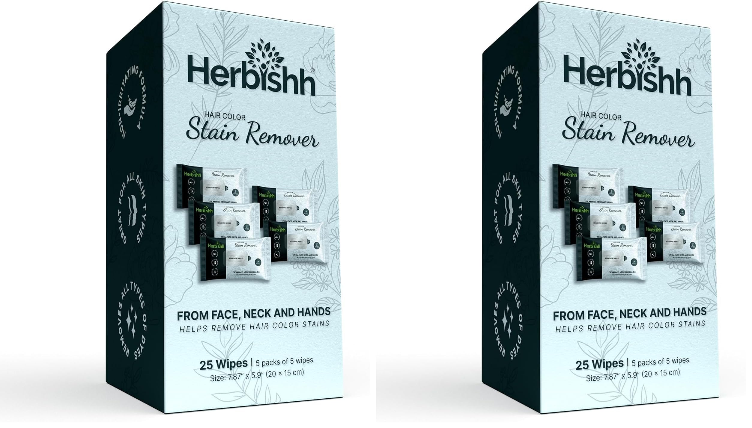 Herbishh Hair Color Stain Remover Wipes