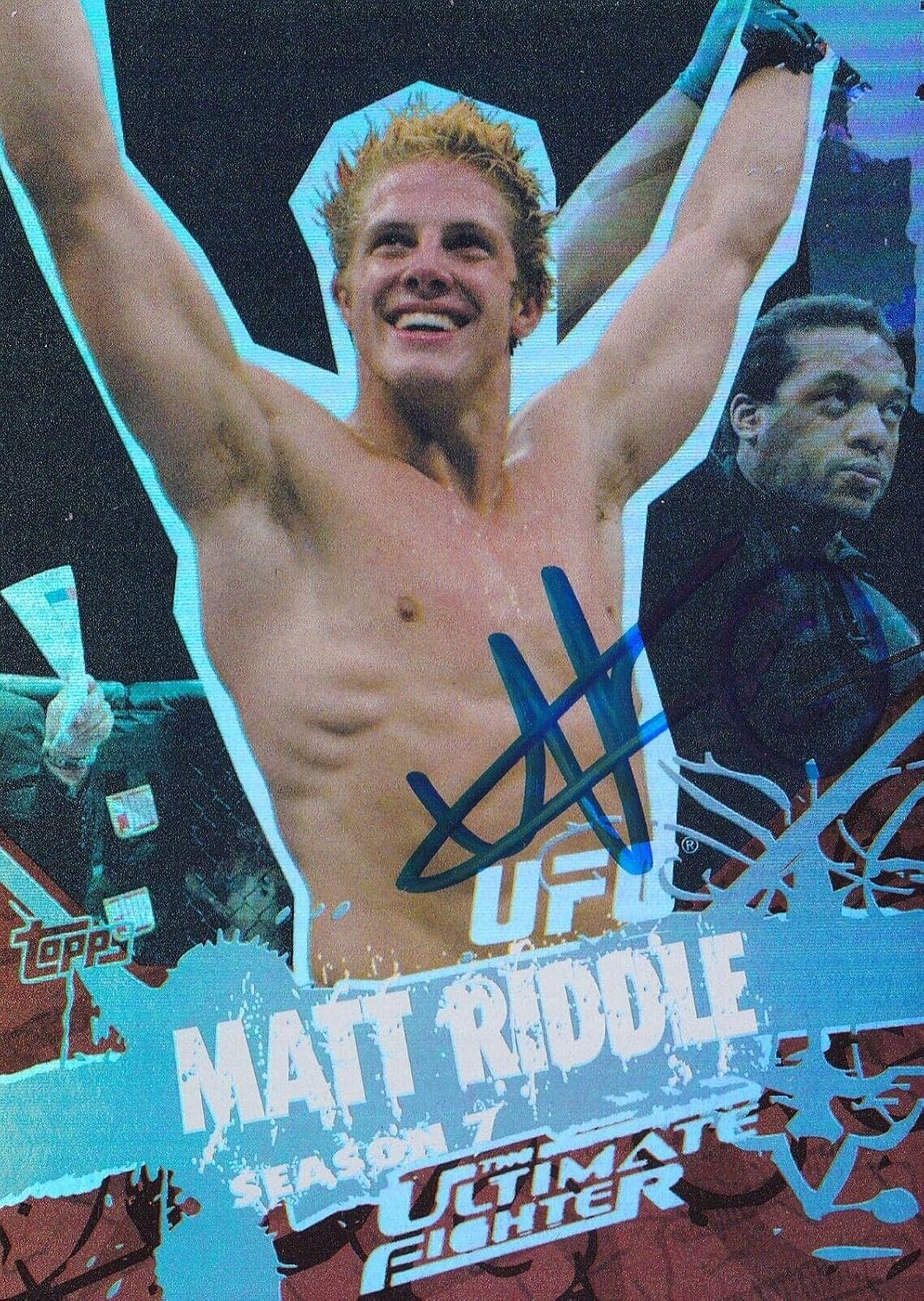 Amazon Matt Riddle Signed 2010 Topps Ufc Main Event The Ultimate
