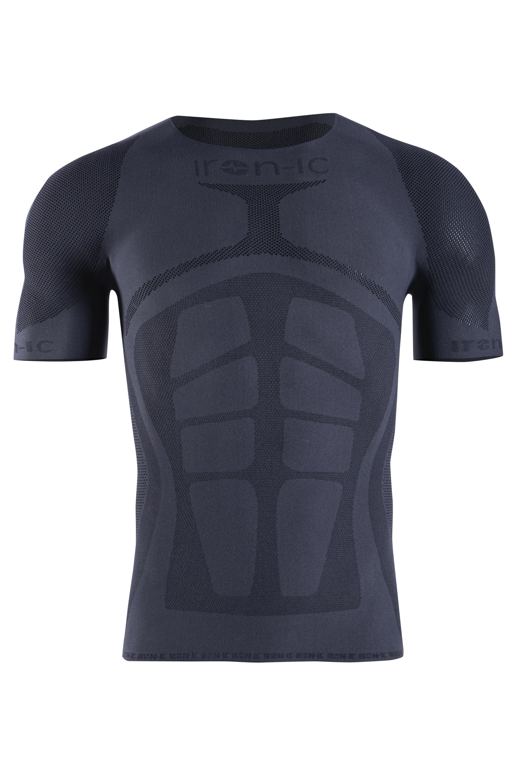 Iron-Ic, Maglia Tecnica Uomo Performance Traspirante - T-Shirt Maniche Corte per Running, Trekking e Crossfit