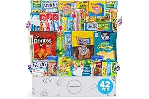 Kids Snack Pack Variety Pack for Adults - 42 Count Chips, Cookies...