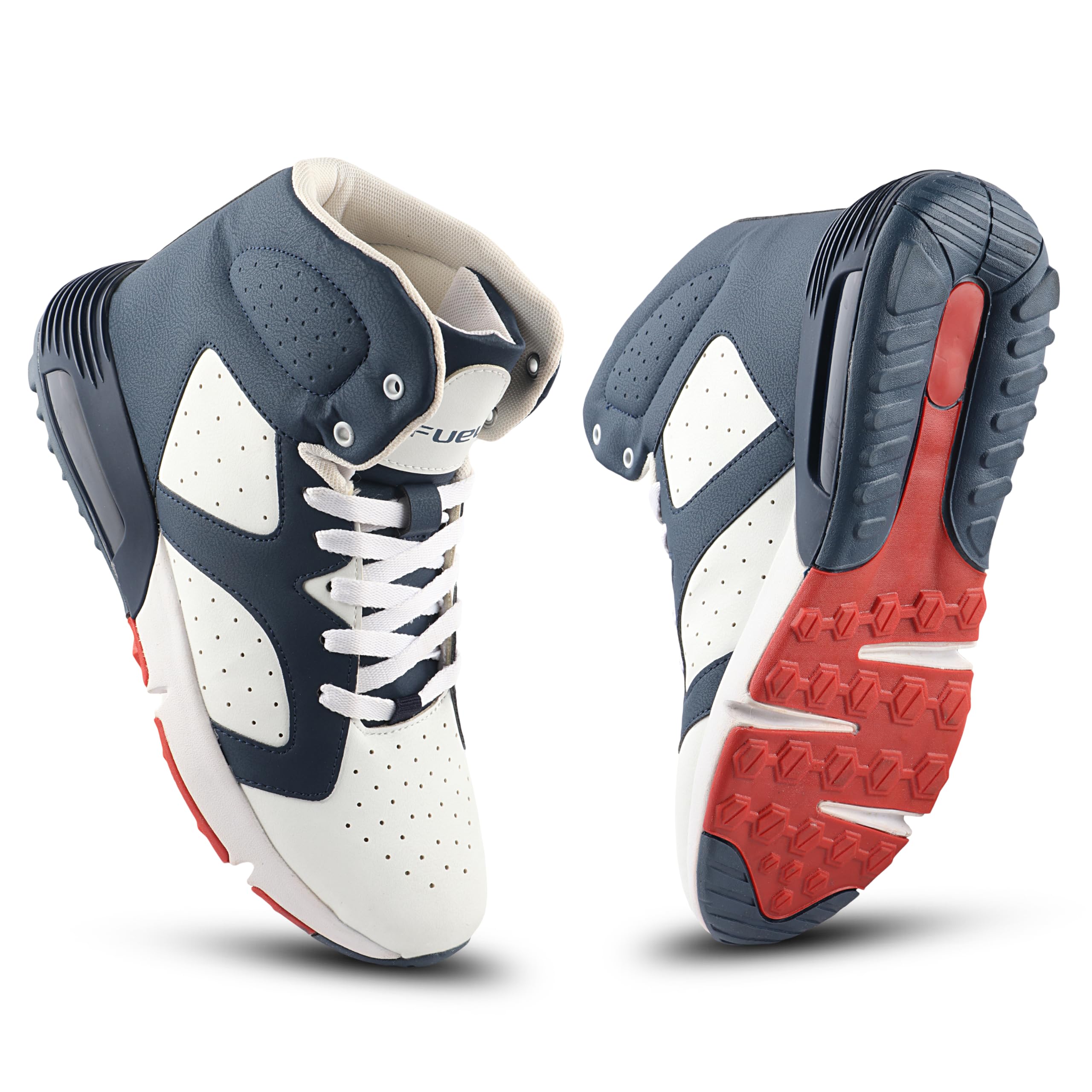 FUEL Mens Shoes with Shock Absorption Sports Lining & Anti-Slip Whole-Woven Adaptive Cushioning & Breathable Upper Basketball Shoes/Sneaker. Navy Blue (B0D4LL6GQ3) Amazon Price History, Amazon Price Tracker