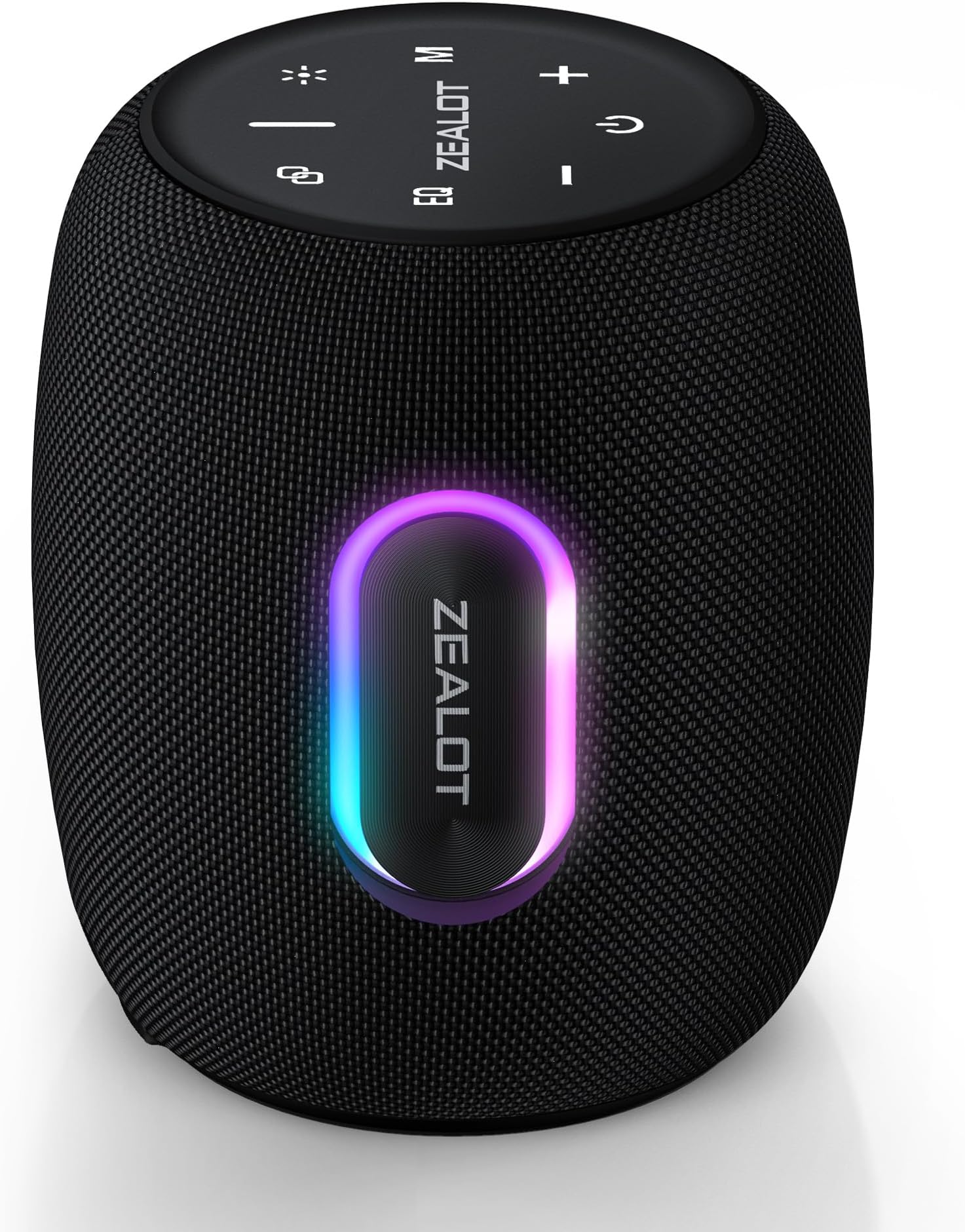 ZealotBluetooth Speakers,360° Surround 75W Portable IP67 Wireless Bass Boost Loud Speakers with Subwoofer,Bluetooth 5.3 Stereo Dual Pairing Speakers,Lights,30H Playtime for Home,Party,Gift (Upgraded)