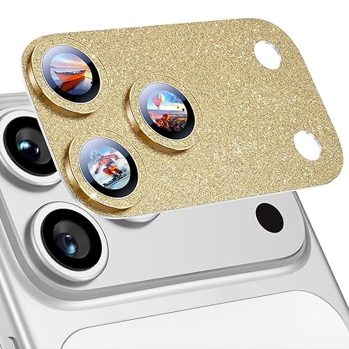 Miniatura 61 de Uyiton - Protector de lente de cámara de iPhone 15 Pro y 15 Pro Max, no se rompe fácil, fuerte absorción, compatible con fundas, cubierta de cámara