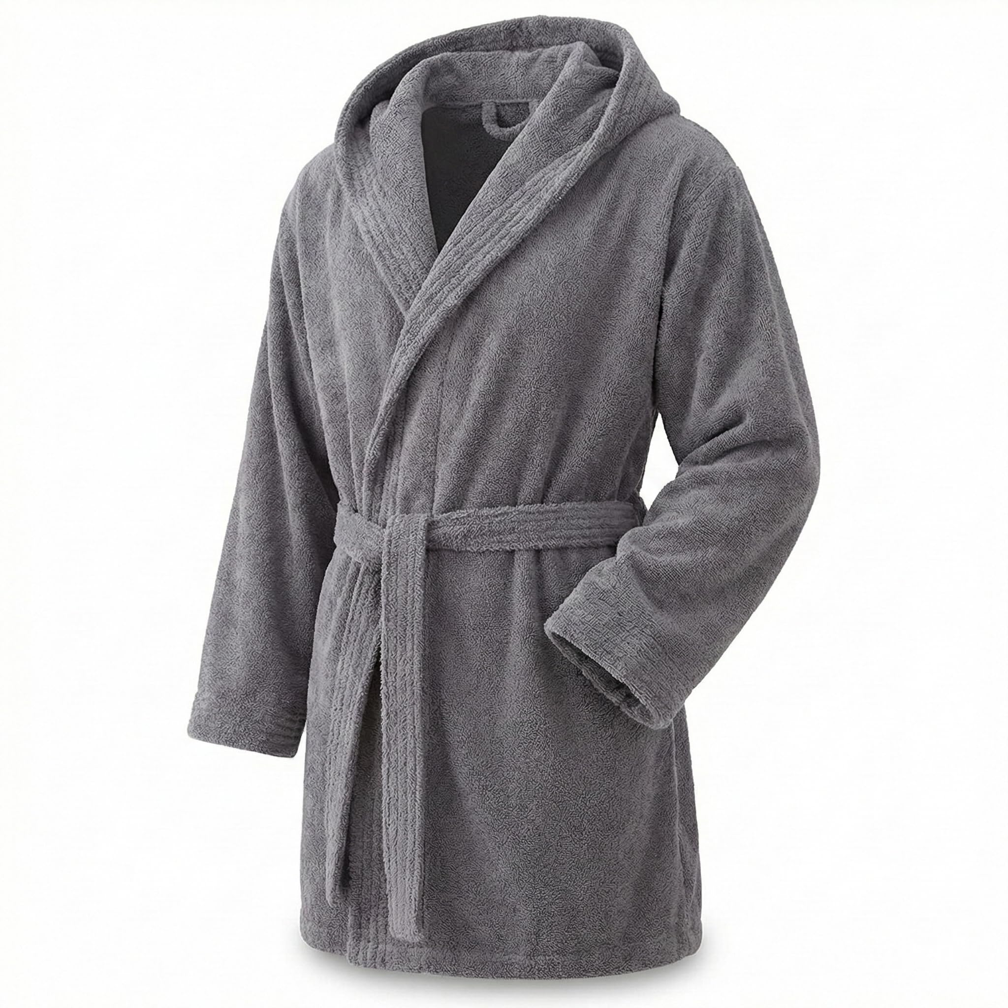 Top Towel - Elegant - Bademantel für Damen und Herren 100% Baumwolle, 500 g/m² - Option mit oder ohne Kapuze - Weich und saugfähig für Dusche, Spa und Pool