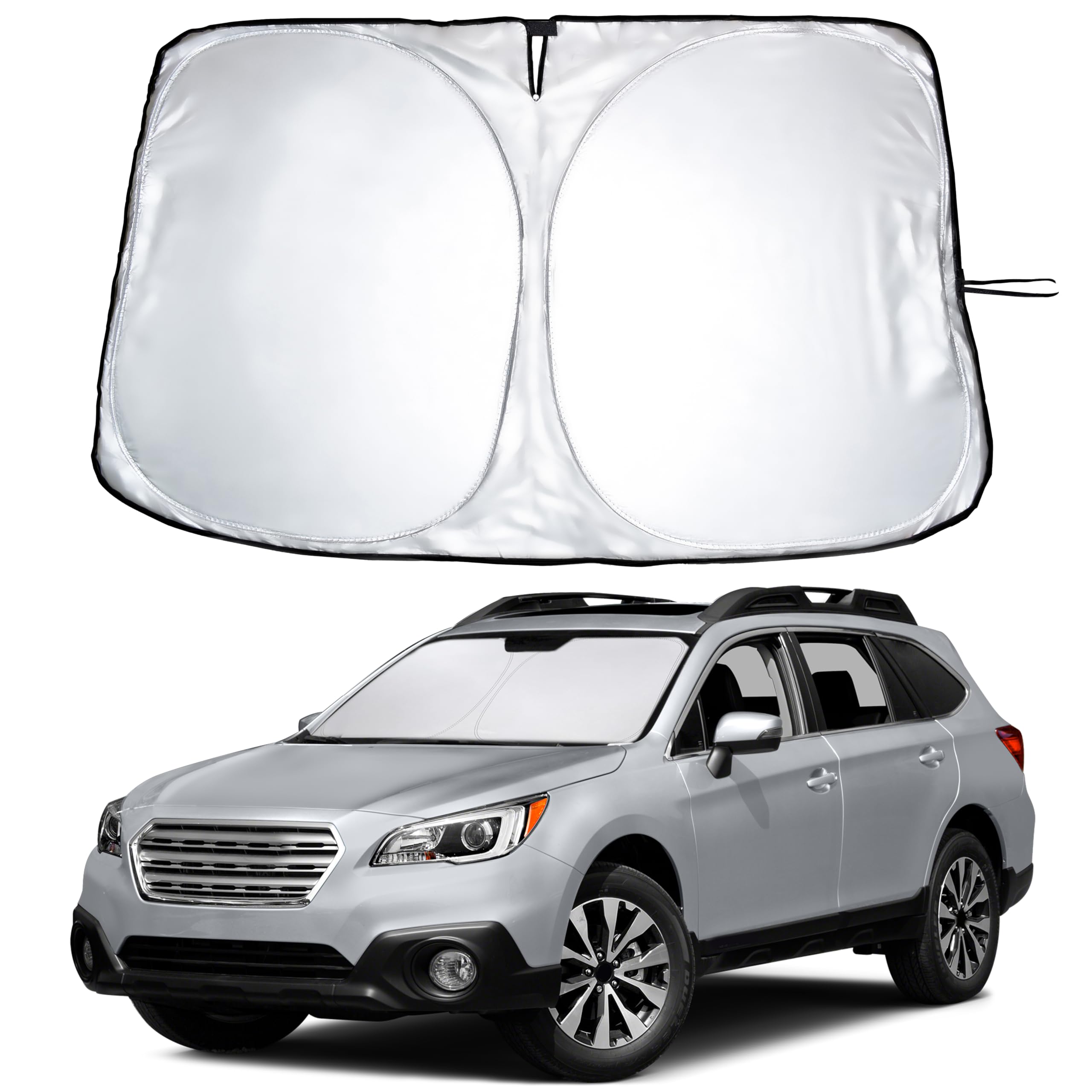 Photo 1 of **Similar item**
EcoNour Windshield Sunshade Compatible for Subaru Outback 2015-2017 2018 2019, Sun Visor for Front Windshield & Window Sun Shade Cover, UV Heat Blocker & Protector, Car Accessories