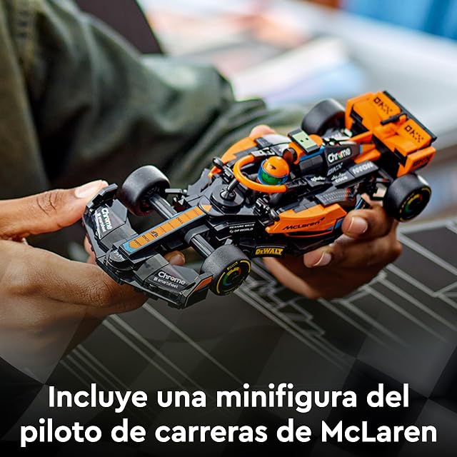 Foto 6 de 8 de LEGO Speed Champions Coche de Carreras de Fórmula 1 McLaren 2023 Maqueta de Vehículo de Juguete