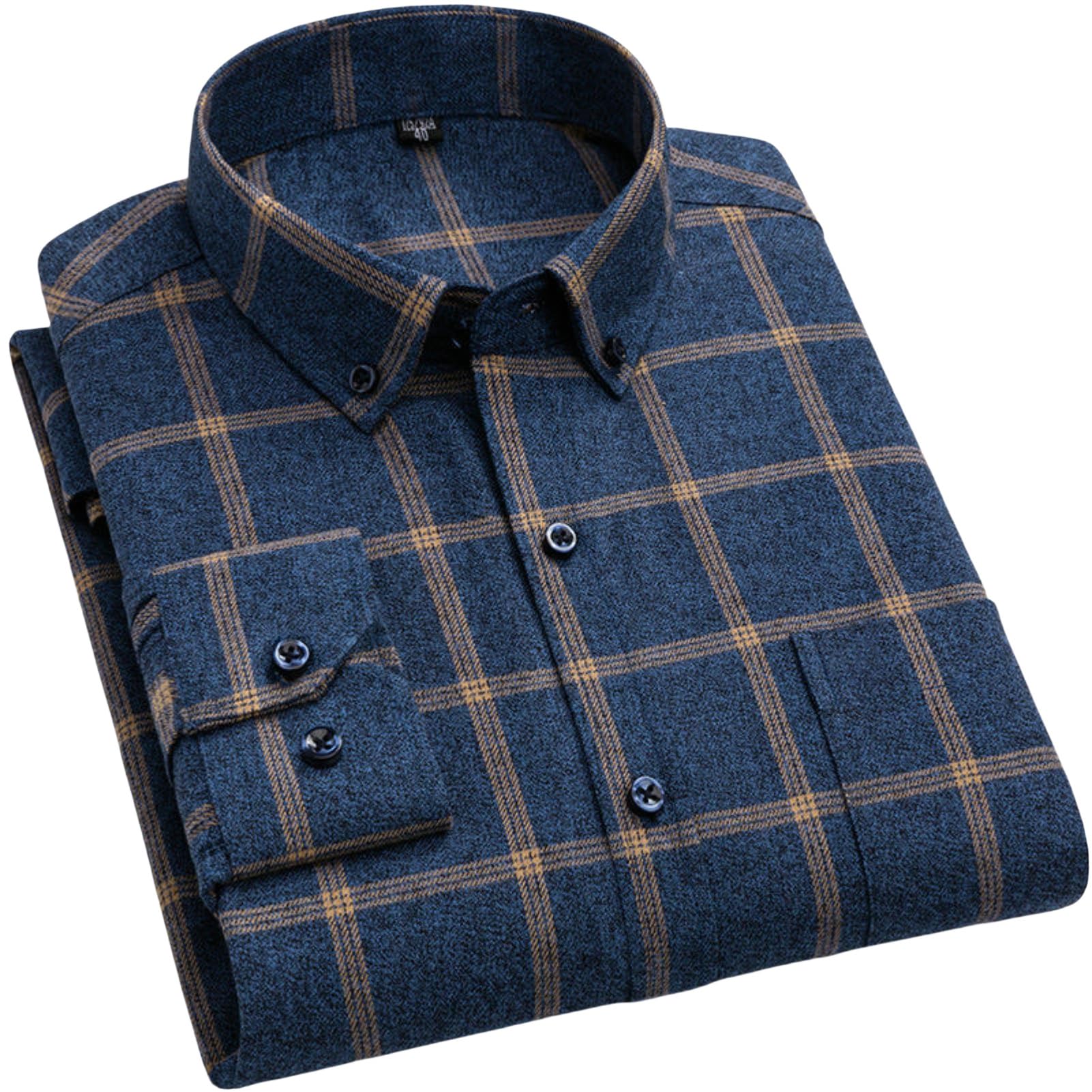 Camisa de manga larga de algodón premium con diseño texturizado exclusivo 8