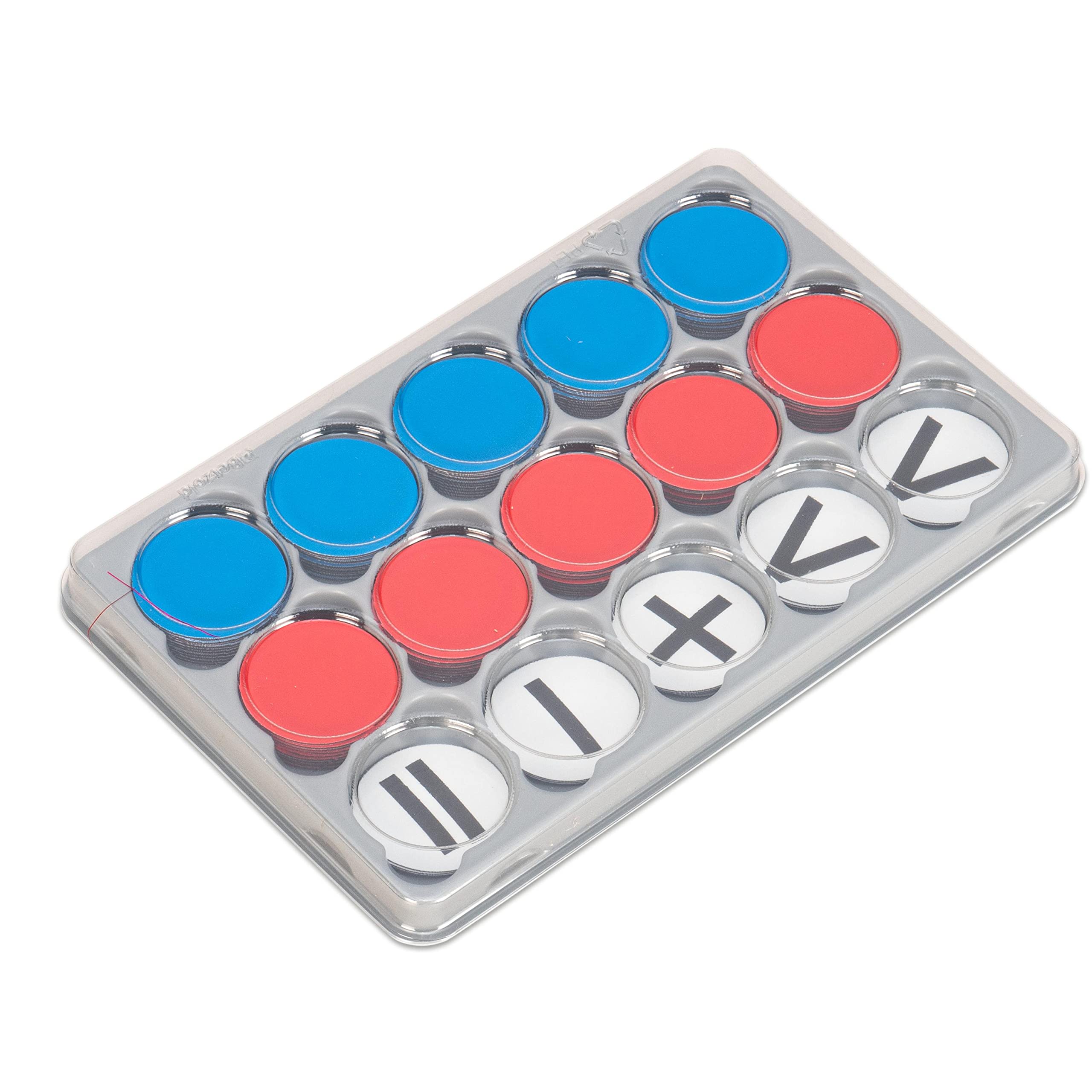 Betzold Wendeplättchen magnetisch Rechnen lernen Rechenhilfe rot blau Magnet