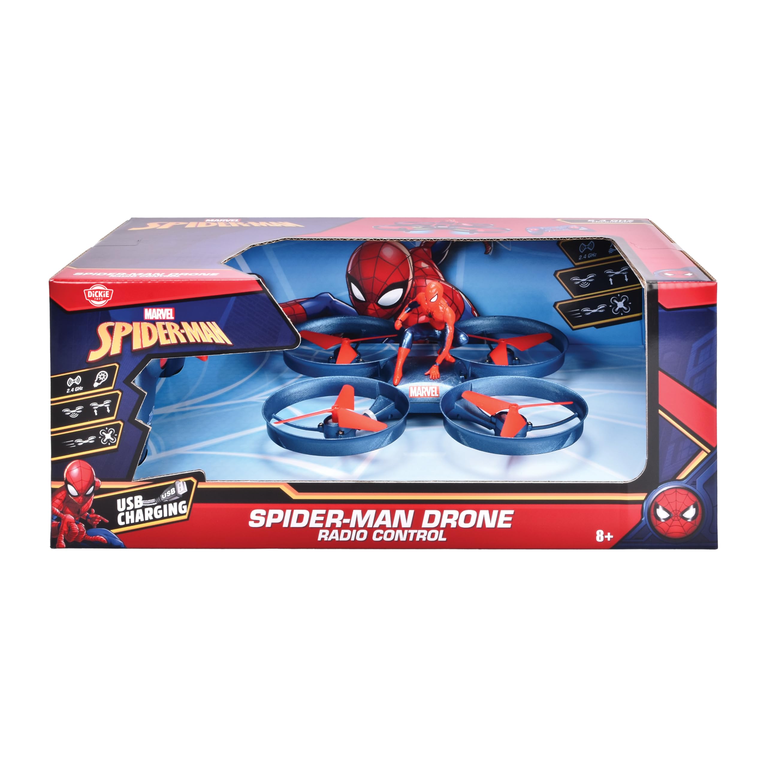 Jada RC SPIDER-MAN DRONE veicolo di controllo remoto