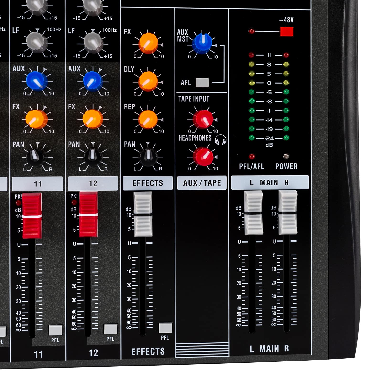 Mengpaneel Bluetooth Audio Mixer 12 Kanaals DJ Live