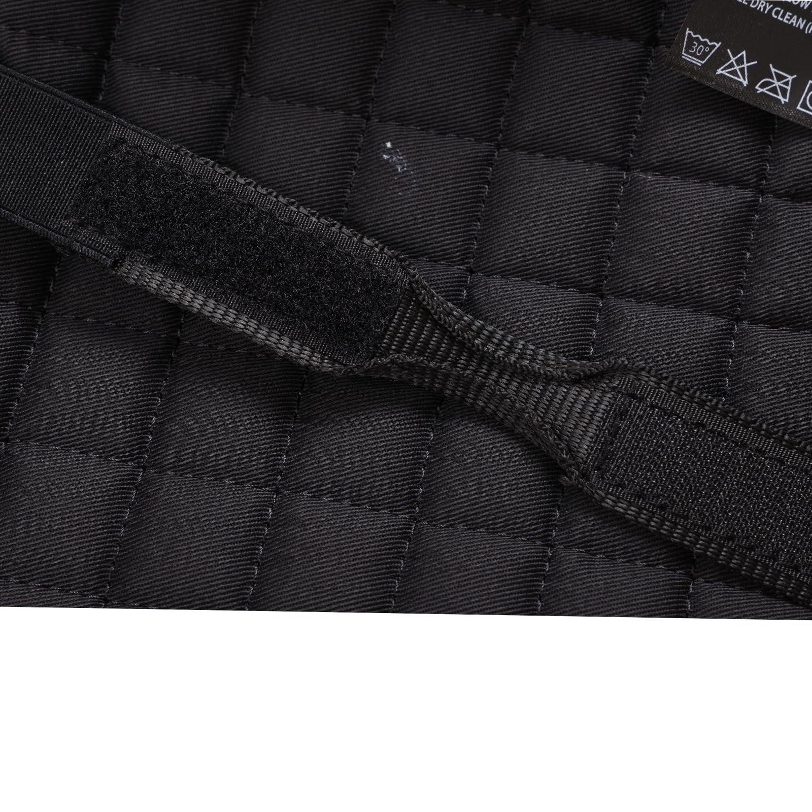Tapis de selle de saut anglais GP universel en coton noir VSS