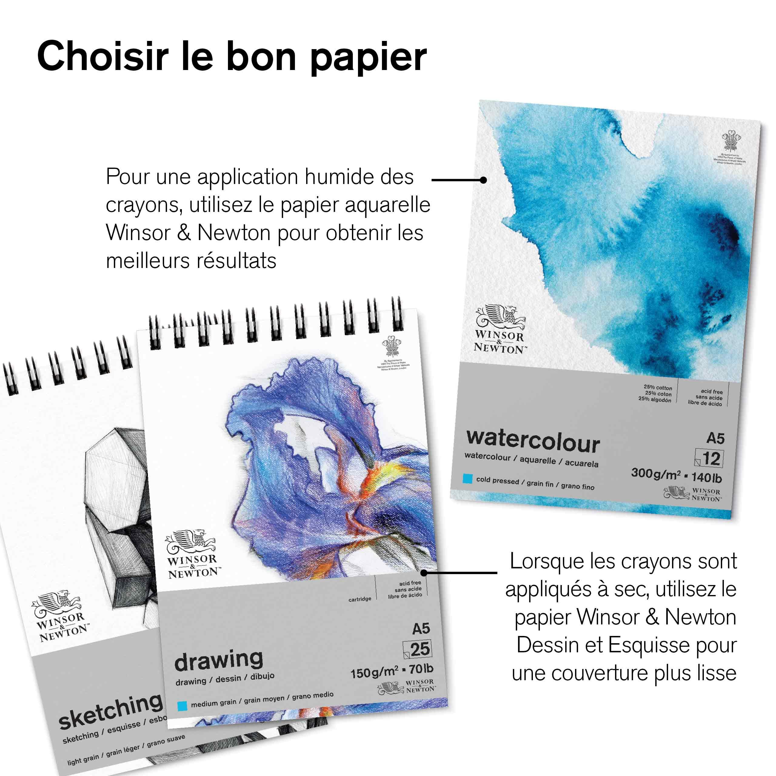 Winsor & Newton Studio Collection Boite Assortiment de Crayons Aquarelle