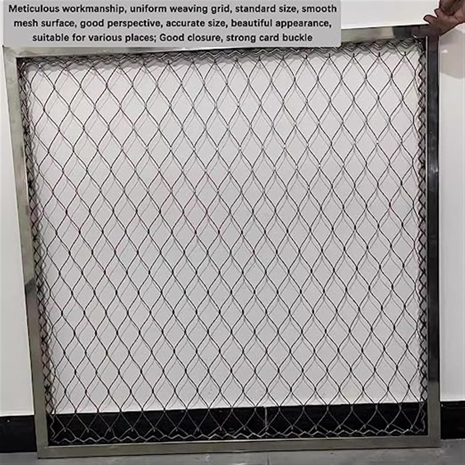 Traliccio da giardino in acciaio inox, resistente, supporto in metallo per balcone, scale, ringhiera, ideale per piante rampicanti e decorazioni per esterni