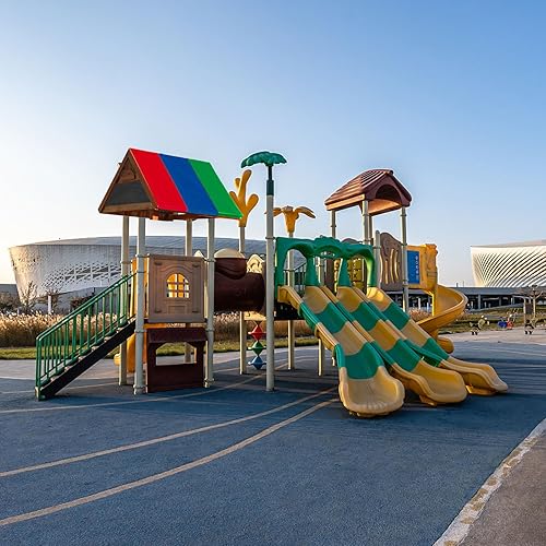 Miniatura 9 de Juego de columpios de repuesto para juguetes para niños, lona de repuesto para exteriores, cubierta de lona resistente para parque infantil,